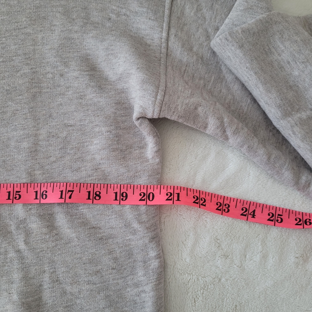 Babaton Aritzia Angelica Oatmeal Sweatshirt Dress Size S Cotton Sweater - Picture 7 of 9
